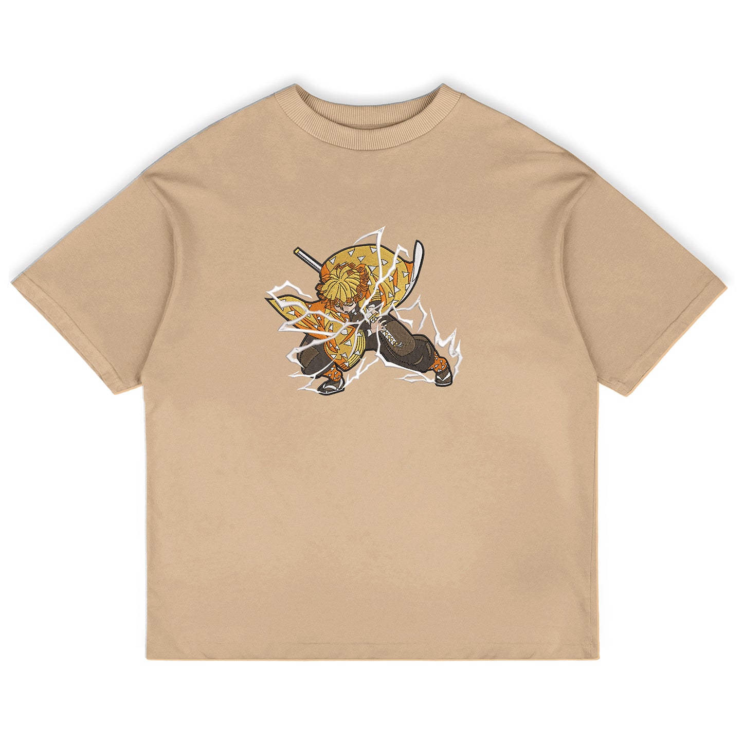 Demon Slayer - Zenitsu Embroidered Tshirt