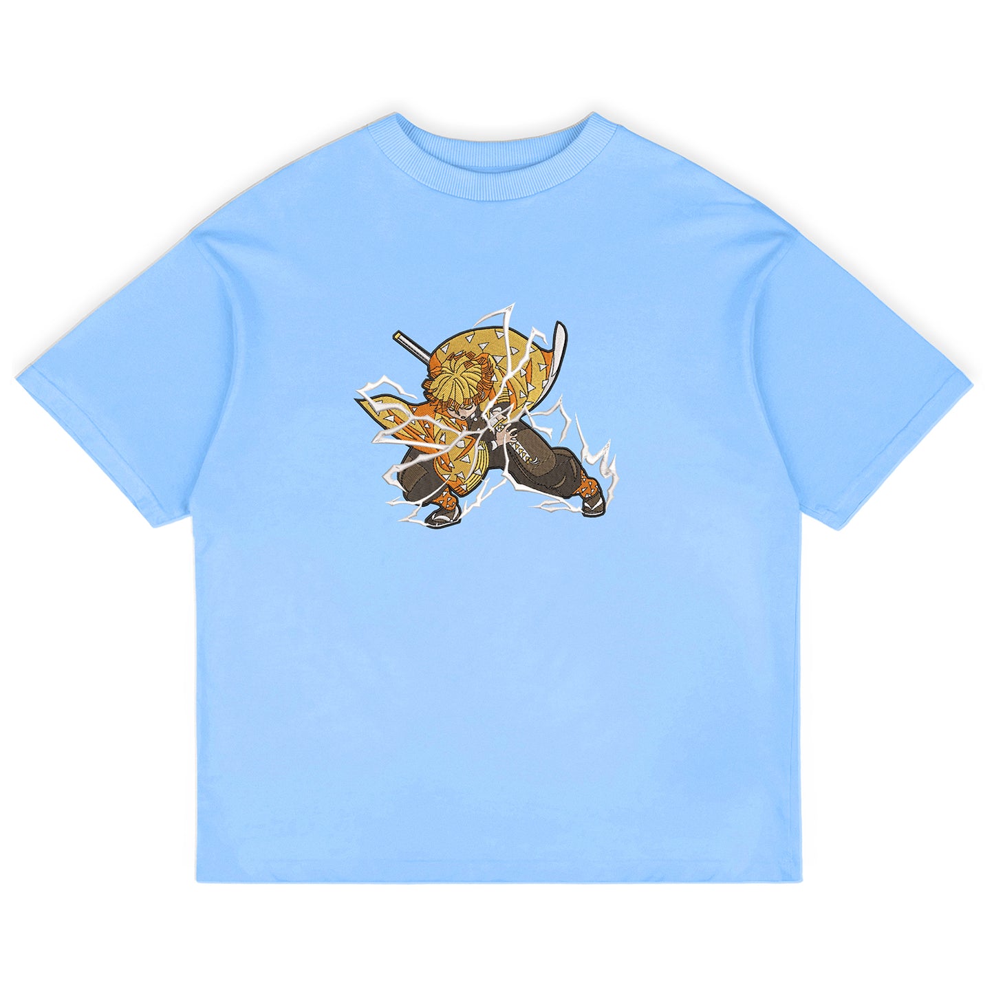 Demon Slayer - Zenitsu Embroidered Tshirt