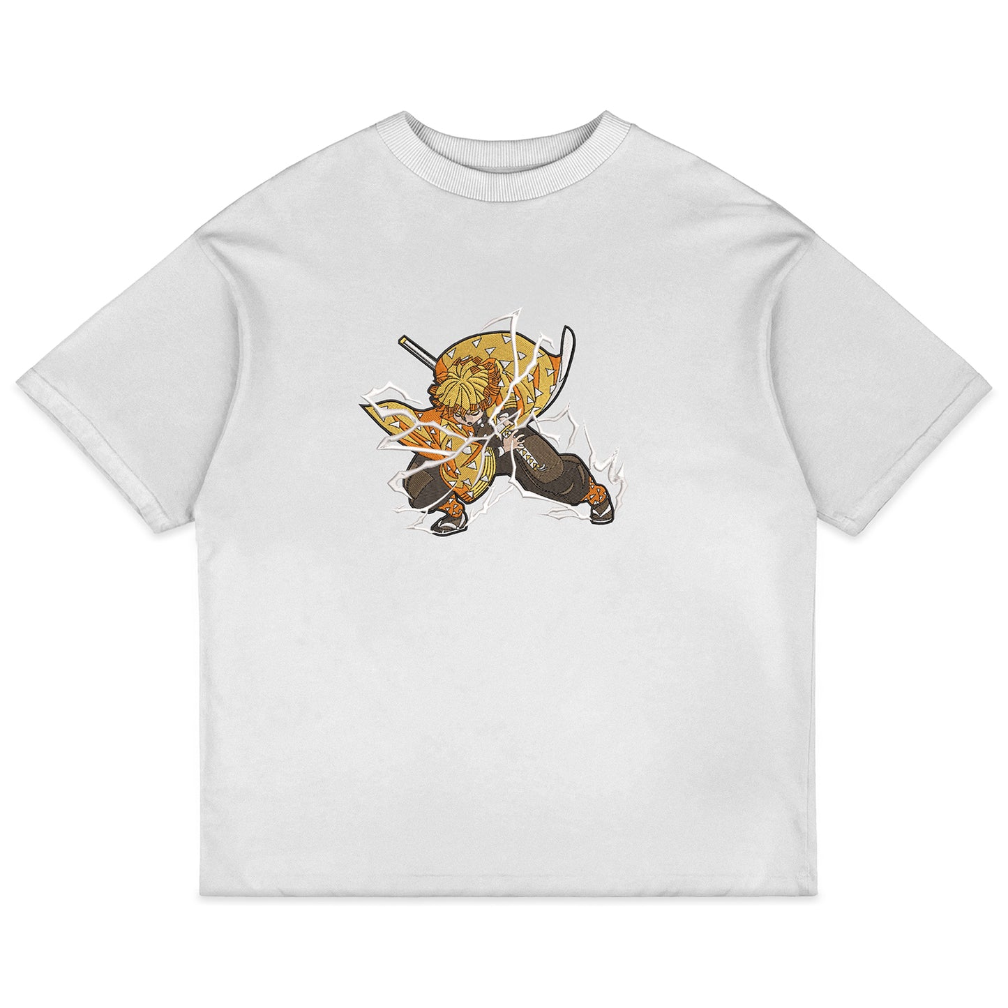 Demon Slayer - Zenitsu Embroidered Tshirt