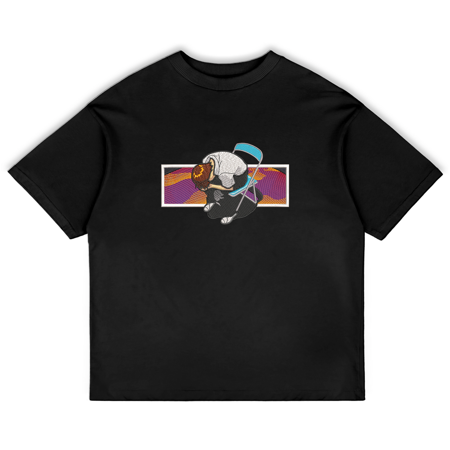 Neon Genesis Evangelion - Shinji Embroidered Tshirt