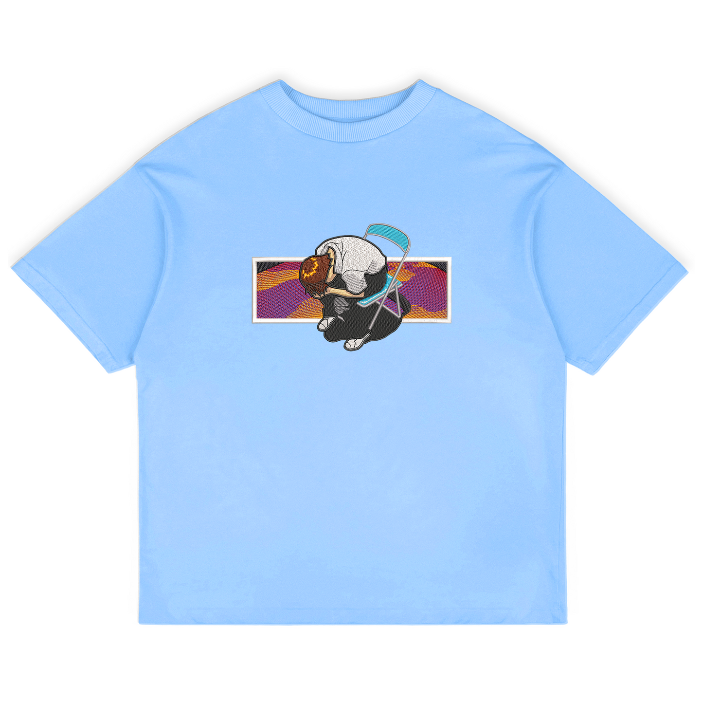 Neon Genesis Evangelion - Shinji Embroidered Tshirt