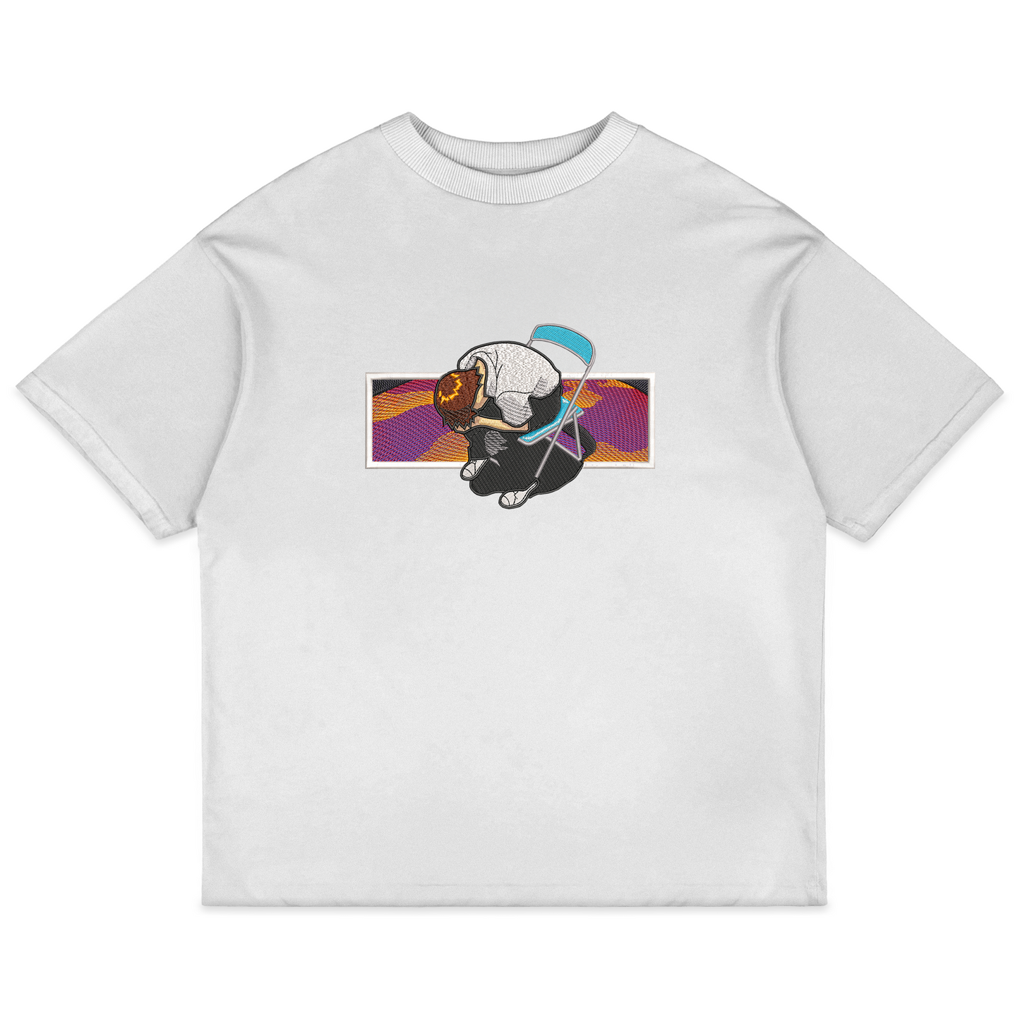Neon Genesis Evangelion - Shinji Embroidered Tshirt