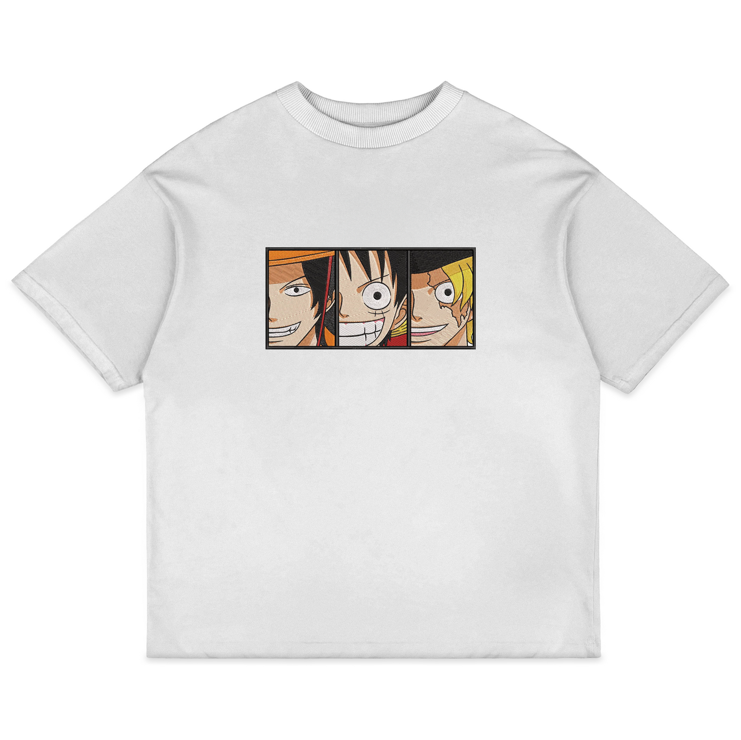 One Piece - Embroidered Tshirt