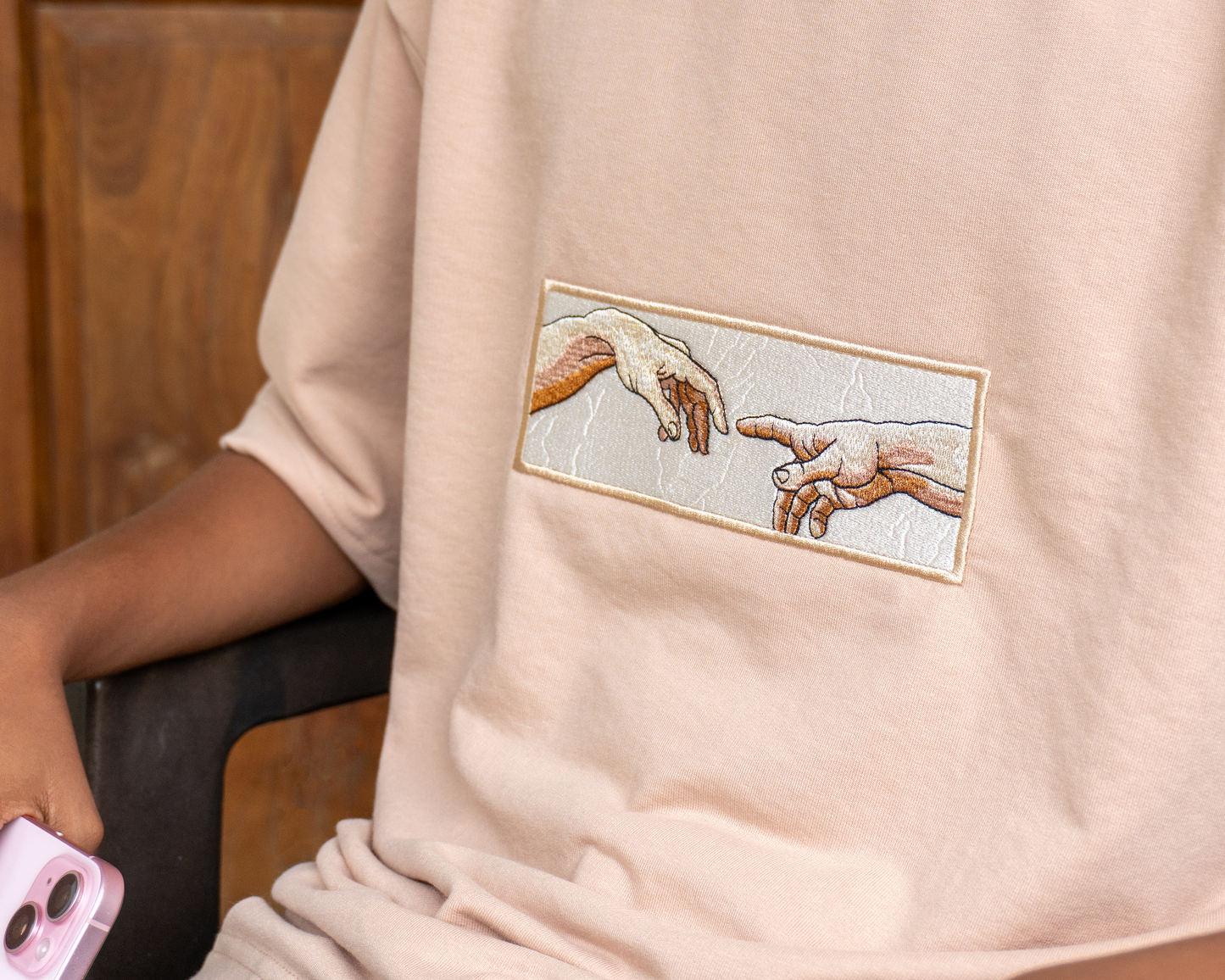 Creation Of Adam Oversized T-Shirt