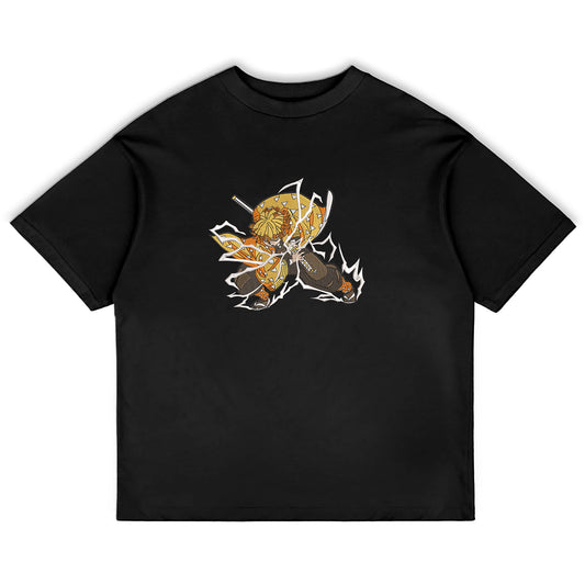 Demon Slayer - Zenitsu Embroidered Tshirt
